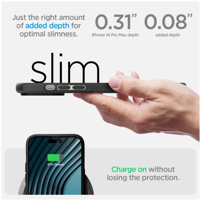 Калъф Mag Armor с MagSafe за iPhone 14 Pro Max, Matte Black