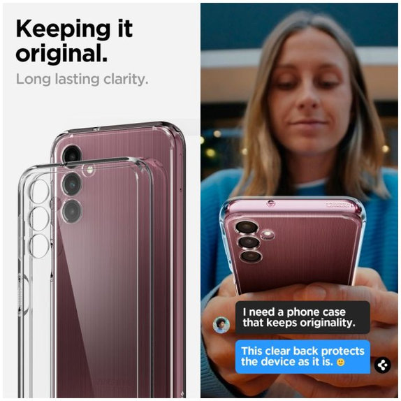 Калъф Liquid Air за Samsung A14 5G, Crystal Clear