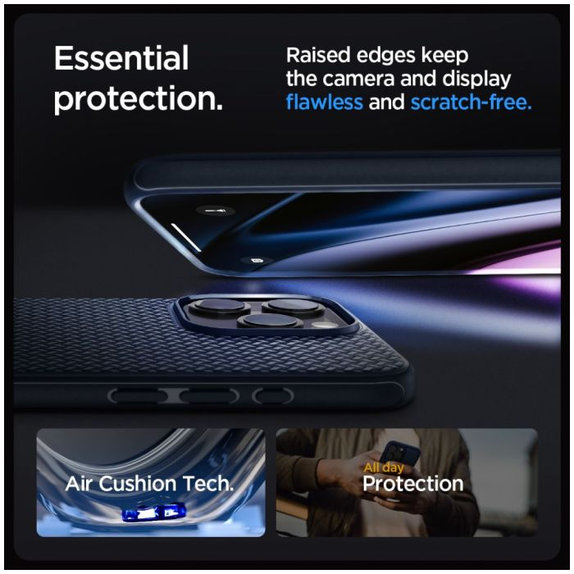 Калъф Mag Armor с MagSafe за iPhone 15 Pro Max, тъмно син, Navy Blue