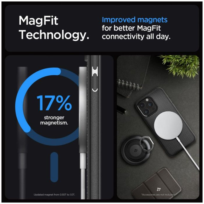 Калъф Mag Armor с MagSafe за iPhone 15 Pro, Matte Black