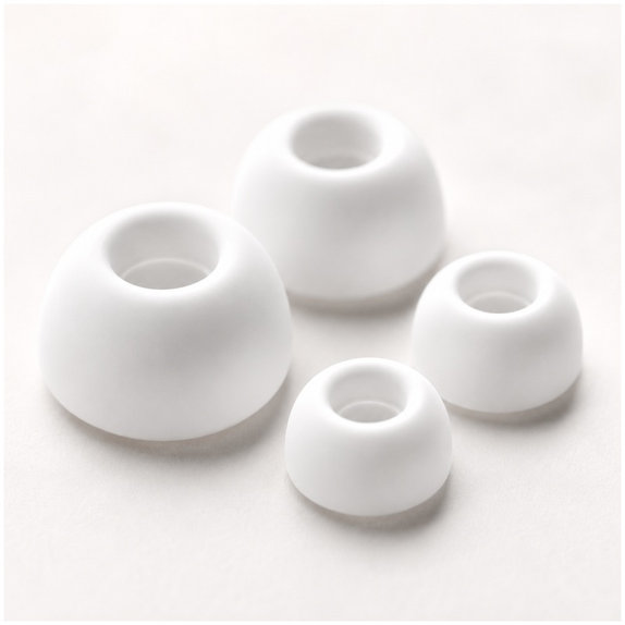 Накрайници за AirPods Pro - комплект 2 бр. (L, S), Бял, White, FixPremium