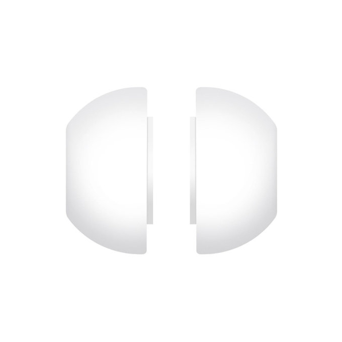 Накрайници за AirPods Pro - M, Бял, White, FixPremium