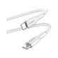USB-C / USB-C кабел 60W, 1.5m, Бял, White, PURO