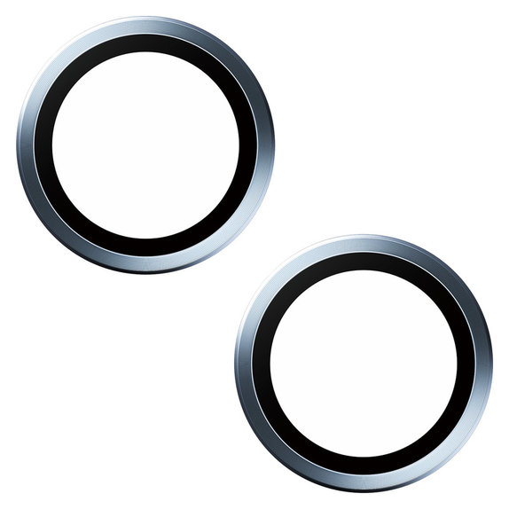 Протектор за обектива на камерата Hoops за iPhone 15/15 Plus, Синьо, PanzerGlass