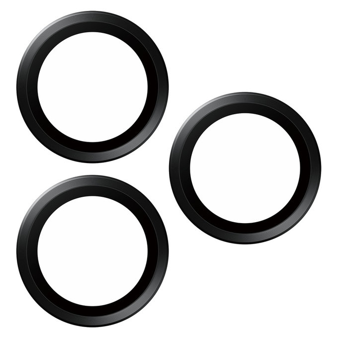 Протектор за обектива на камерата Hoops за iPhone 15 Pro/15 Pro Max, Black Titanium, PanzerGlass