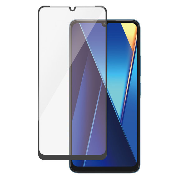 Закалено стъкло UWF за Xiaomi Redmi 13C, Черно, PanzerGlass
