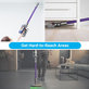 Смукателна тръба за Dyson V-series, Outsize, лилав, Purple