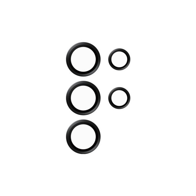 Протектор за обектив на задна камера Hoops за Samsung S24 Ultra, Черно, Black, PanzerGlass