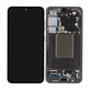 дисплей за Samsung S24 S921B, Тъчскрийн и рамка, GH82-33287A, Onyx Black, Genuine Service Pack