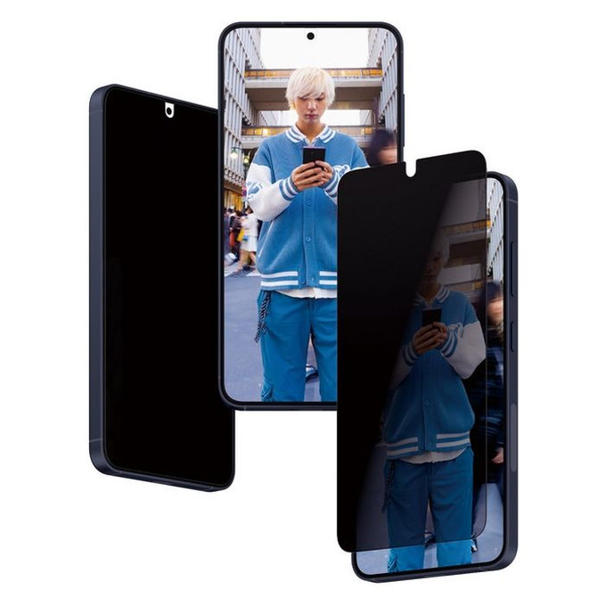 Закалено стъкло Re:Fresh UWF Privacy с апликатор за Samsung S24, Черно, Black, PanzerGlass