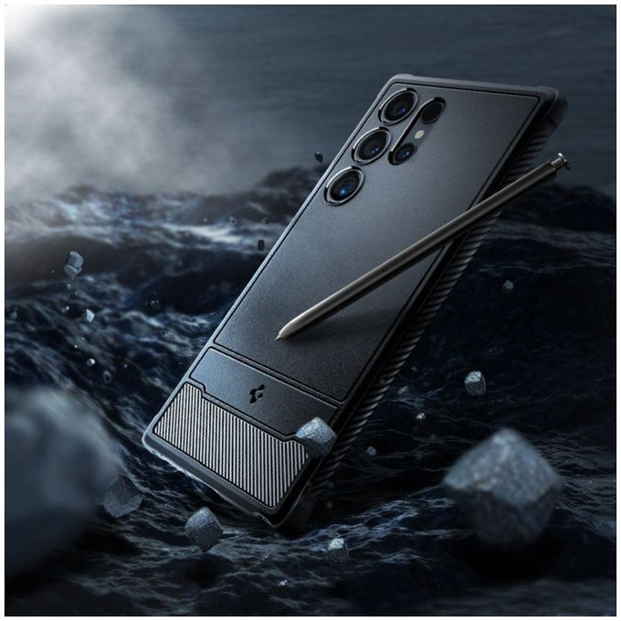 Калъф Rugged Armor за Samsung S24 Ultra, Matte Black