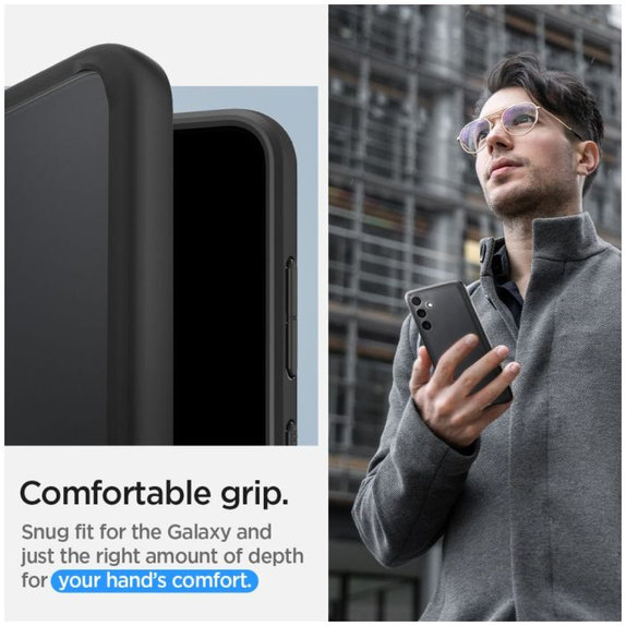 Калъф Ultra Hybrid за Samsung S24+, Matte Black