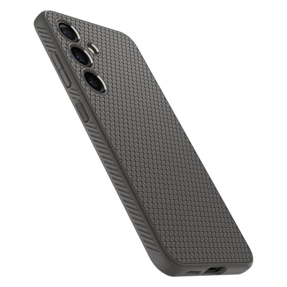 Калъф Liquid Air за Samsung S24, гранитено сив, Granite Grey