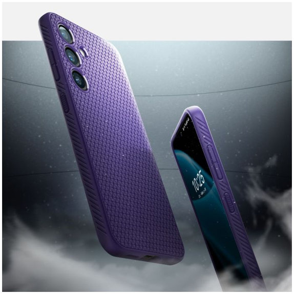 Калъф Liquid Air за Samsung S24, тъмно лилав, Deep Лилаво, Purple