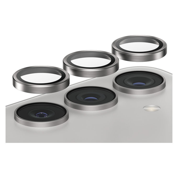 Протектор за обектива на камерата Hoops за Samsung Galaxy S24/S23/S23+, Сиво, PanzerGlass