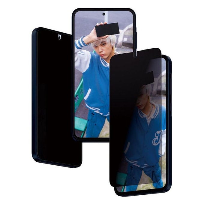 Закалено стъкло Re:Fresh UWF Privacy с апликатор за Samsung A35, Черно, Black, PanzerGlass
