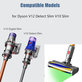 Подова глава с LED зелена светлина за Dyson V12