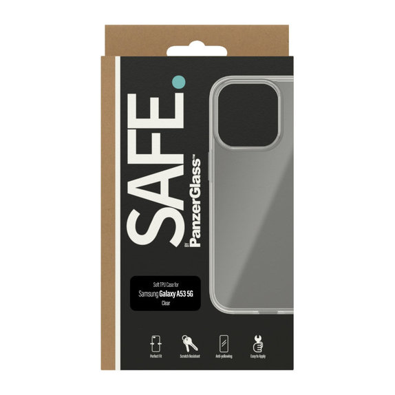 Калъф TPU за Samsung Galaxy A53 5G, Прозрачно, SAFE by PanzerGlass