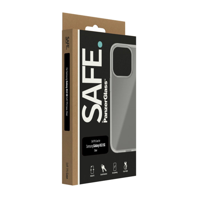 Калъф TPU за Samsung Galaxy A53 5G, Прозрачно, SAFE by PanzerGlass
