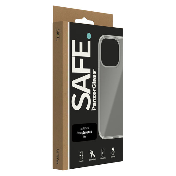 Калъф TPU за Samsung Galaxy A14/A14 5G, Прозрачно, SAFE by PanzerGlass