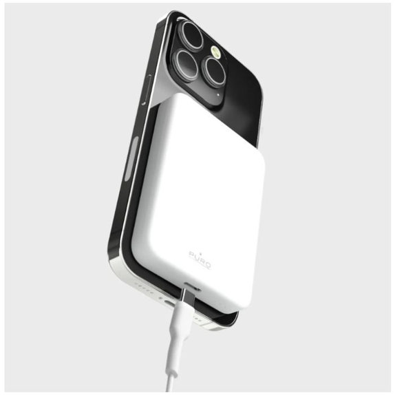 MagSafe външна батерия, 4200 mAh, 5W, USB-C, Бял, White