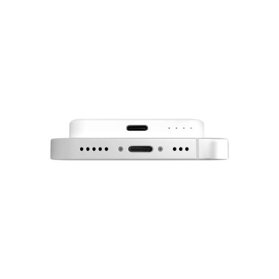 MagSafe външна батерия, 4200 mAh, 5W, USB-C, Бял, White