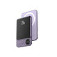 MagSafe външна батерия с LCD 5000 mAh, лилав, Лилаво, Purple, FixPremium