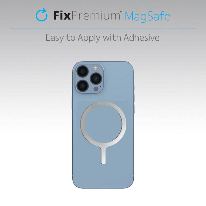 Магнит за MagSafe Ultra, Черно, Black, FixPremium
