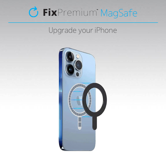 Магнит за MagSafe Ultra, Cребрист, Silver, FixPremium