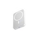 MagSafe външна батерия със стойка 5000 mAh, Бял, White, FixPremium
