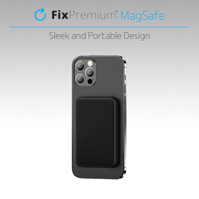 MagSafe външна батерия 5000 mAh, Розово, Pink, FixPremium