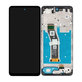 Дисплей за Motorola Moto G04, Black, Тъчскрийн с рамка, 5D68C23890 Genuine Service Pack