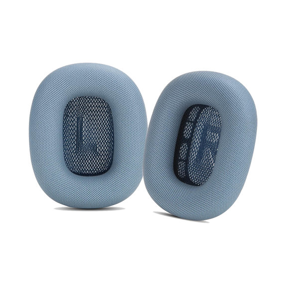 Резервни възглавнички за уши за Apple AirPods Max, еко кожа, Синьо, Blue, FixPremium