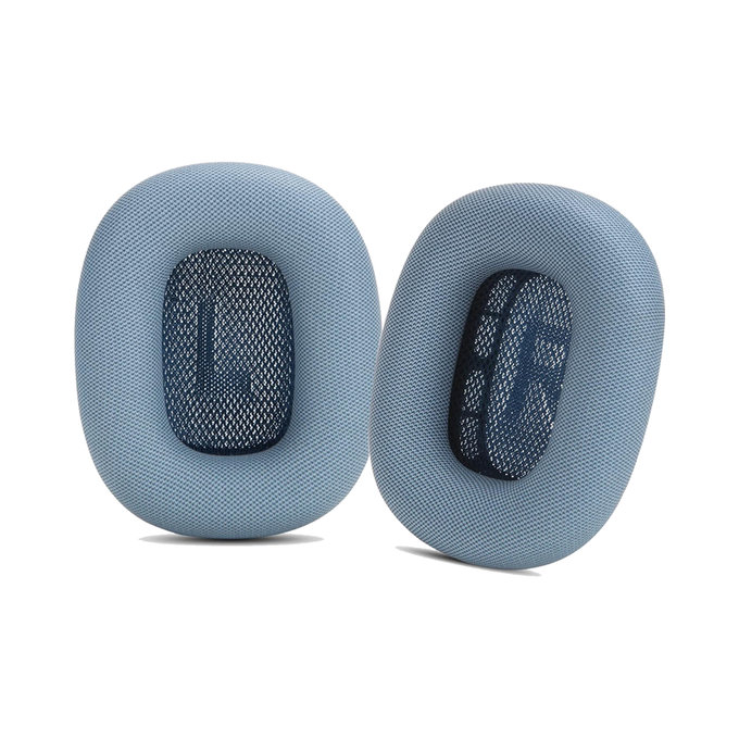 Резервни възглавнички за уши за Apple AirPods Max, еко кожа, Синьо, Blue, FixPremium