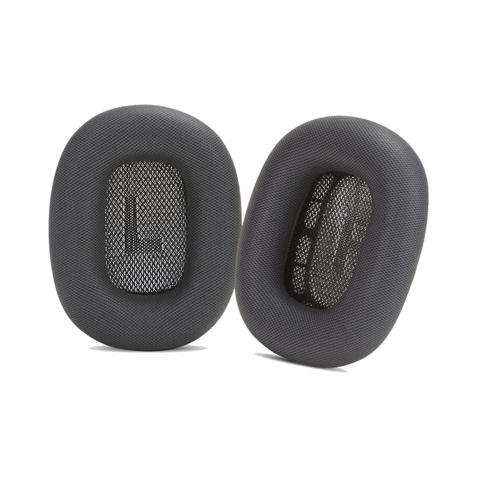 Резервни възглавнички за уши за Apple AirPods Max, еко кожа, Space Gray, FixPremium