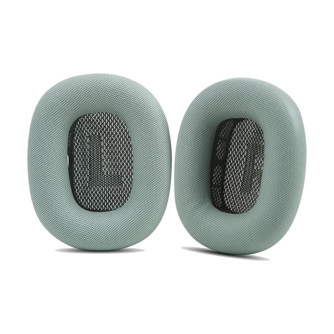 Резервни възглавнички за уши за Apple AirPods Max, еко кожа, Зелено, Green, FixPremium