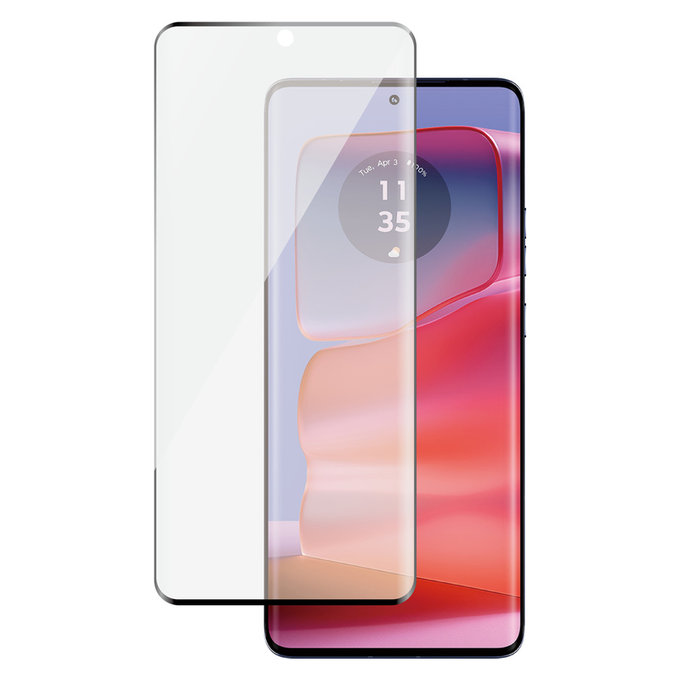 Закалено стъкло UWF за Motorola Edge 50 Pro, Черно, SAFE by PanzerGlass