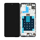 дисплей за Samsung M55 M556B, Тъчскрийн и рамка, GH81-25791A, черен, Black, Genuine Service Pack