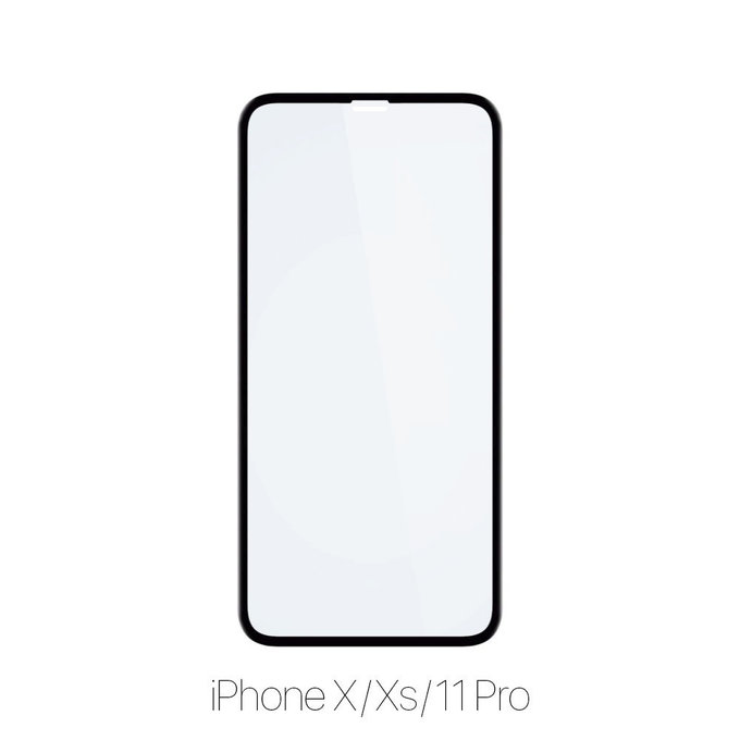 Закалено стъкло FullCover за iPhone X, XS и 11 Pro (10 Pack), FixPremium