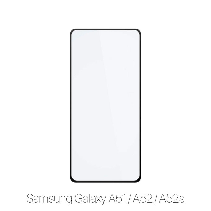 Закалено стъкло FullCover за Samsung A51/A52/A52s (10 Pack), FixPremium