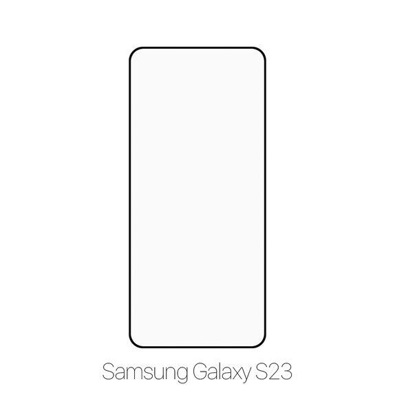 Закалено стъкло FullCover за Samsung S23 (10 Pack), FixPremium