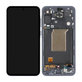 дисплей за Samsung A55 A556B, Тъчскрийн и рамка, GH82-34305A, Awesome Navy, Genuine Service Pack