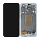 дисплей за Samsung A55 A556B, Тъчскрийн и рамка, GH82-34305B, Awesome Iceblue, Genuine Service Pack