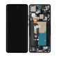 дисплей за Motorola Edge 50 Pro, Тъчскрийн и рамка, 5D68C24092, 5D68C24322, Black Beauty, Genuine Service Pack