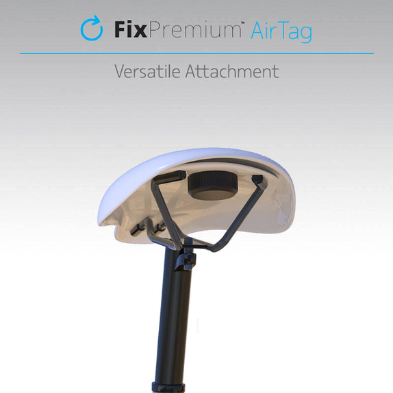 Защитен калъф за AirTag, Черно, Black, FixPremium
