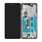 Дисплей за Motorola Moto G85 5G, Urban Grey, Тъчскрийн с рамка, 5D68C24854 Genuine Service Pack