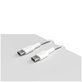 USB-C / USB-C кабел 240W Fabrik FABK4, 2m, Бял, White, PURO