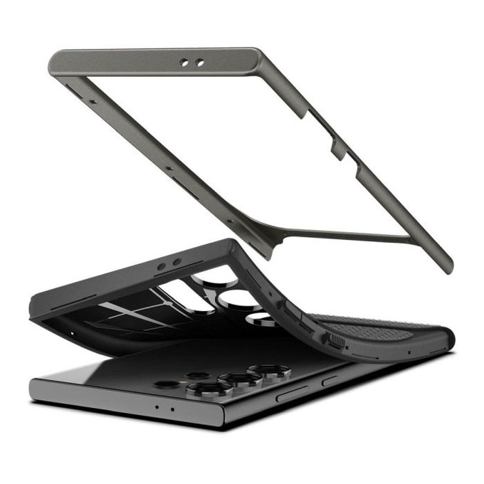 Калъф Neo Hybrid за Samsung S24 Ultra, оръжейно сив, Gunmetal