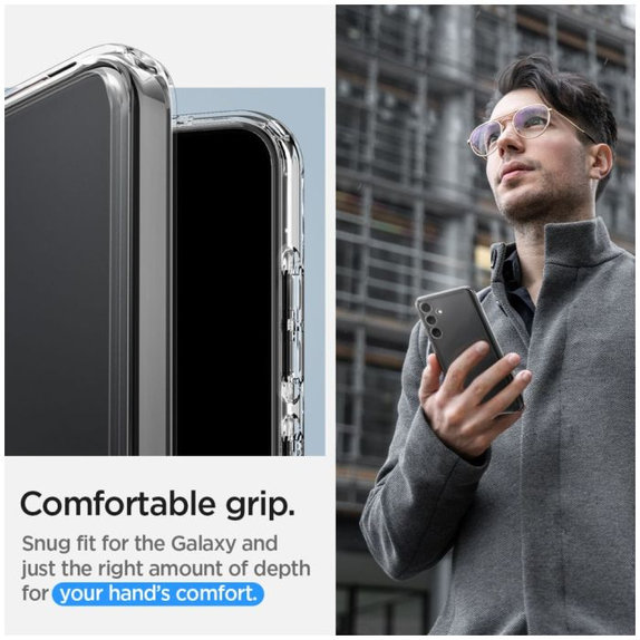 Калъф Ultra Hybrid за Samsung S24 Plus, Crystal Clear