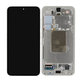 дисплей за Samsung S24 S921B, Тъчскрийн и рамка, Amber Yellow, TFT